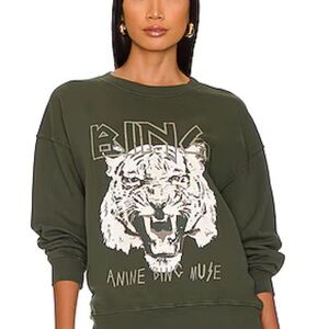 NWT Anine Bing Green Sweatshirt